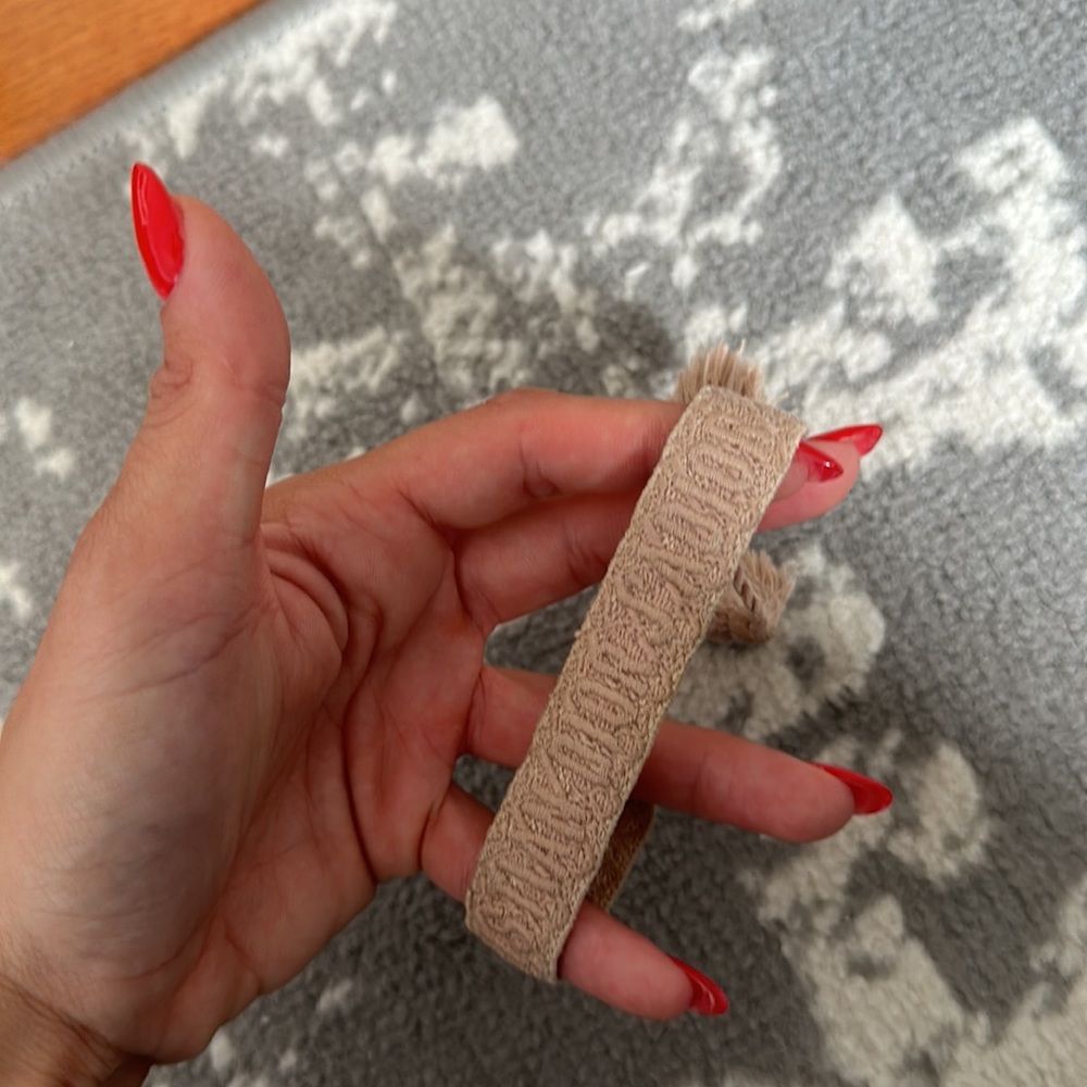 Christian Dior cloth bracelet